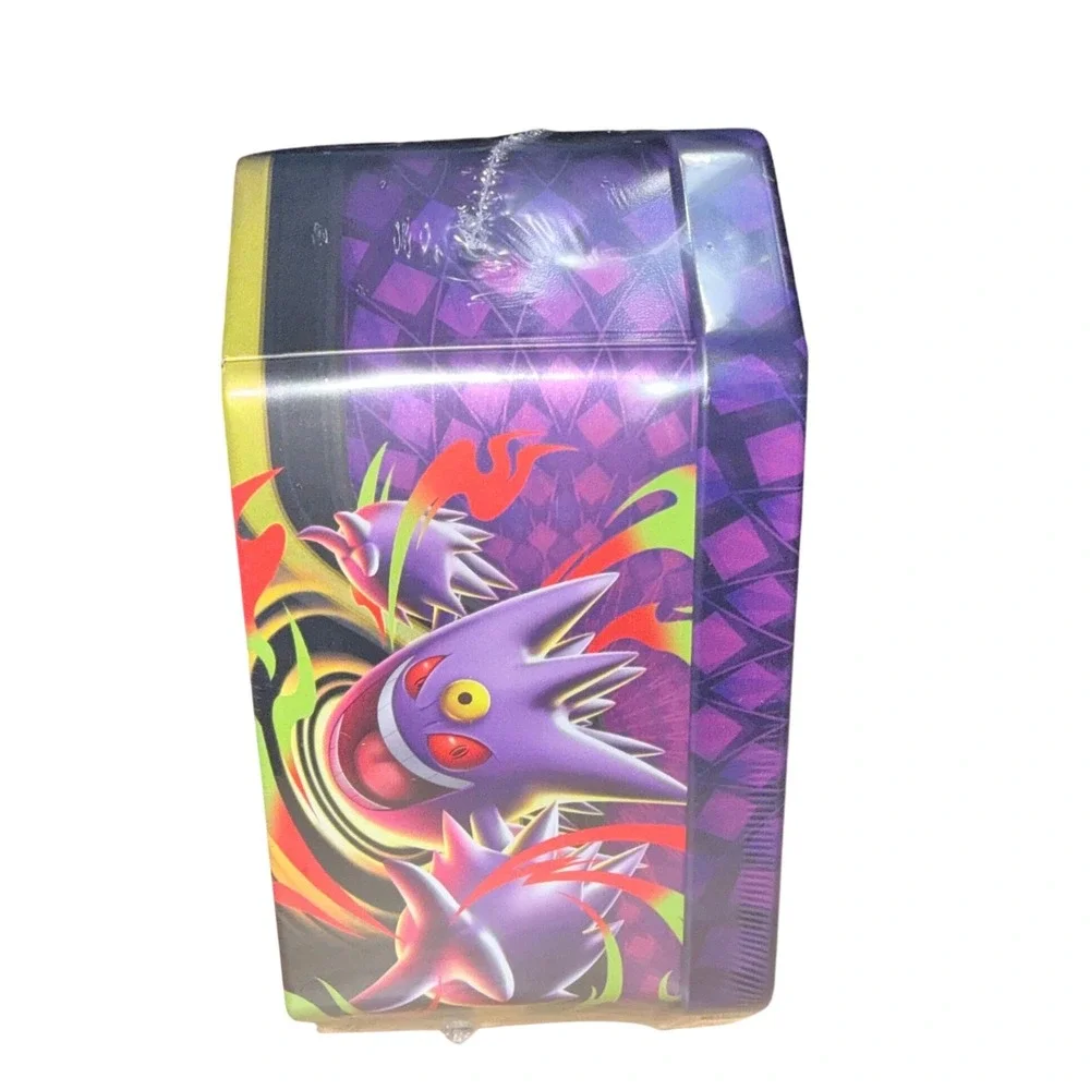 Pokemon TCG Mega Moonlit Tin Mega Gengar ex Foil Promo 4 Booster Packs Sealed